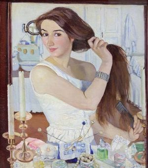 At the dressing table (1909)
