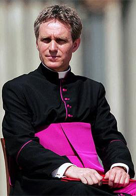 Georg Ganswein, the last Pope's right hand priest, "the George Clooney of the Vatican" at the time