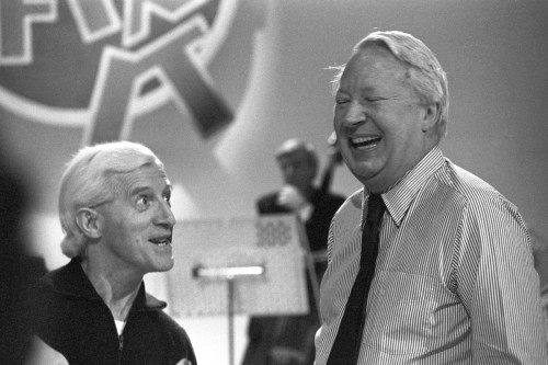 Jimmy Savile and Prime Minister Edward Heath