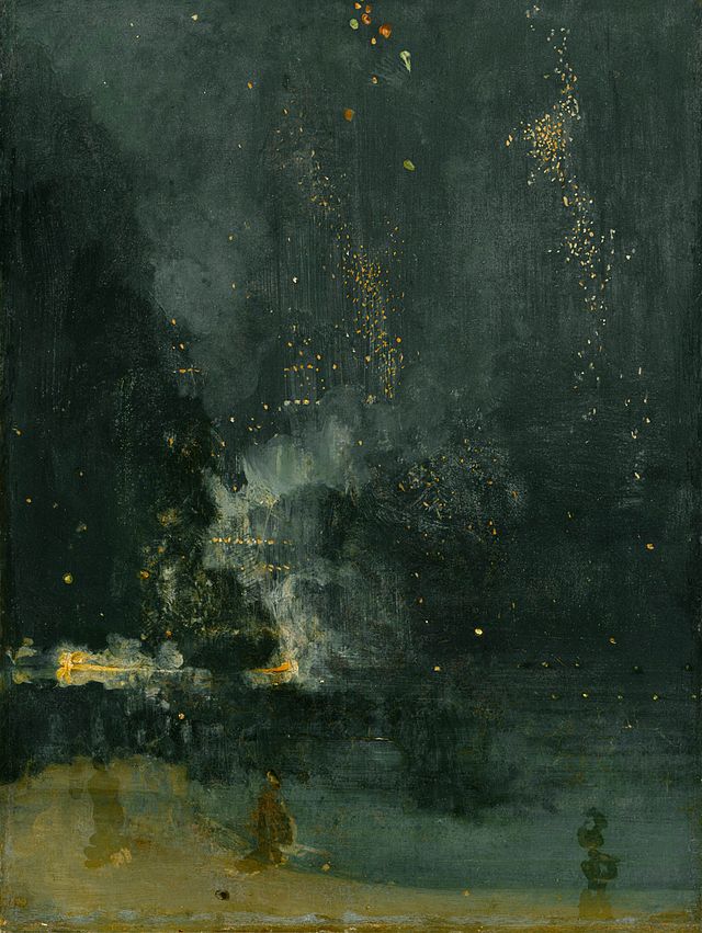 Nocturne in Black and Gold. JM Whistler.