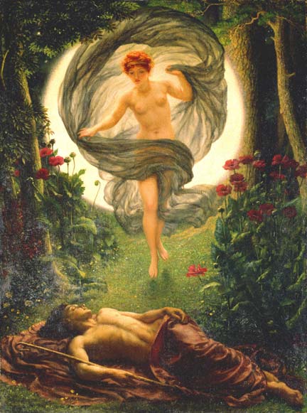 Selene and Endymion by Edmund Poynter