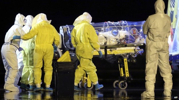 An ebola victim lands in Spain