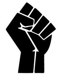 Black power salute from the 1960s