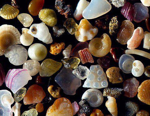 Sand magnified 250x