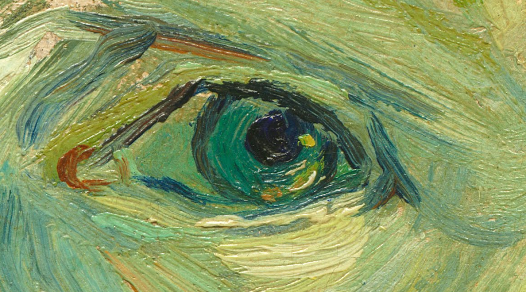van gogh detail eye