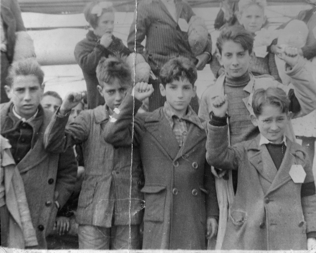 Child refugees from the Spanish Civil War, Argeles Plage, France