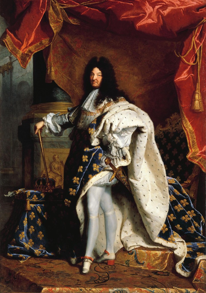 Louis XIV of France, the Sun King. Scorpio Rising, Sun in Virgo --- Moon-Venus in Leo. It's interesting that he chose to project the Venus sign. 