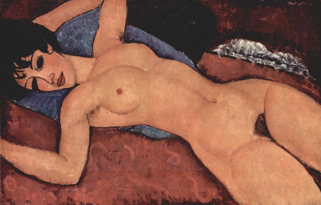 The most expensive painting on the planet, Reclining Nude by Amedeo Modigliani.