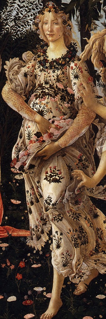 Detail from Botticelli's Primavera