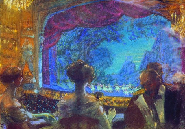 In the Box. Boris Kustodiev (March 7)