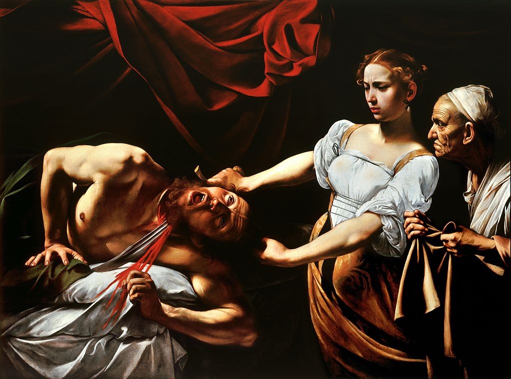 by Caravaggio. This painting is in the Uffizi.
