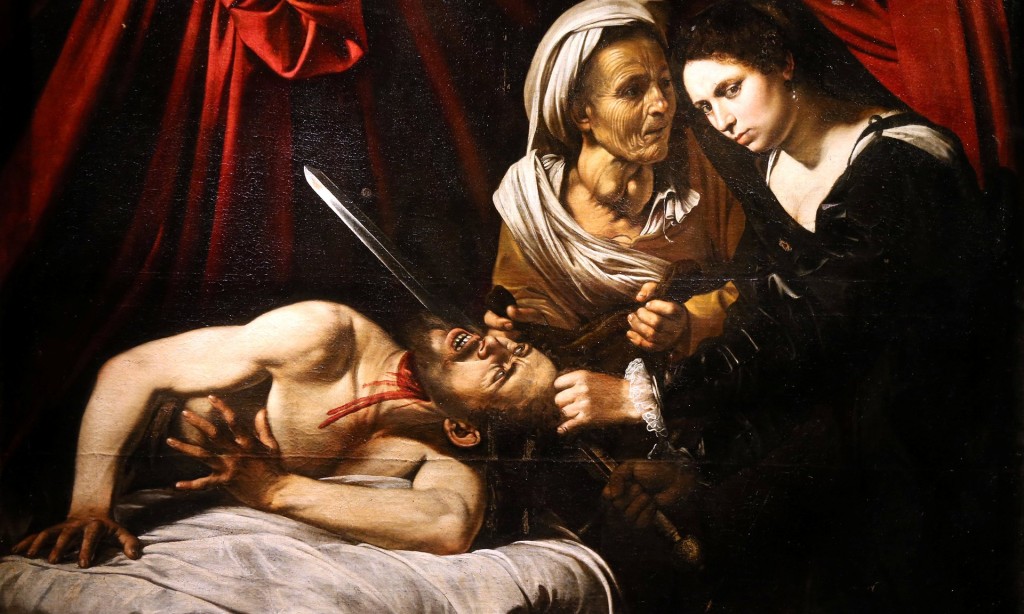 Judith decapitating Holofernes — probably by Caravaggio