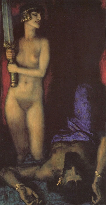 by Franz von Stuck (1863-1928) PIsces Sun