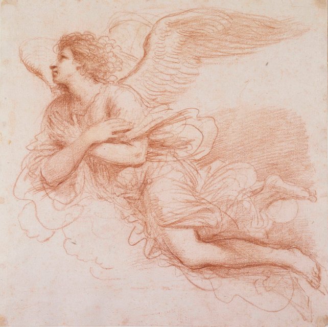 Angel in Flight. Guercino