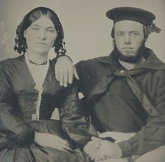 Found on Pinterest. The double parting dates it to the 1850s.