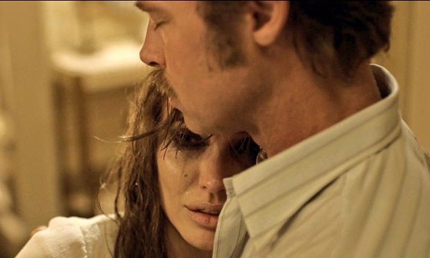 A still from By The Sea, the last movie they made together — about a marriage falling apart.