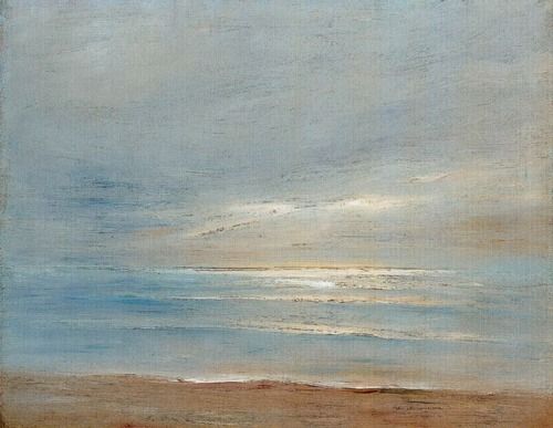 Light, Sea, Mood — Emil Nolde (born with the Lunar Nodes in Virgo-Pisces on the Ascendant — as they are now. Jupiter in Pisces)