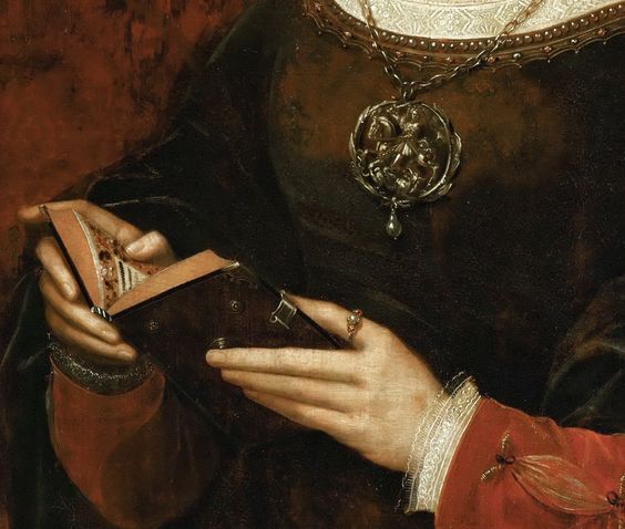 Young Woman Reading a Book of Hours. Ambrosius Benson