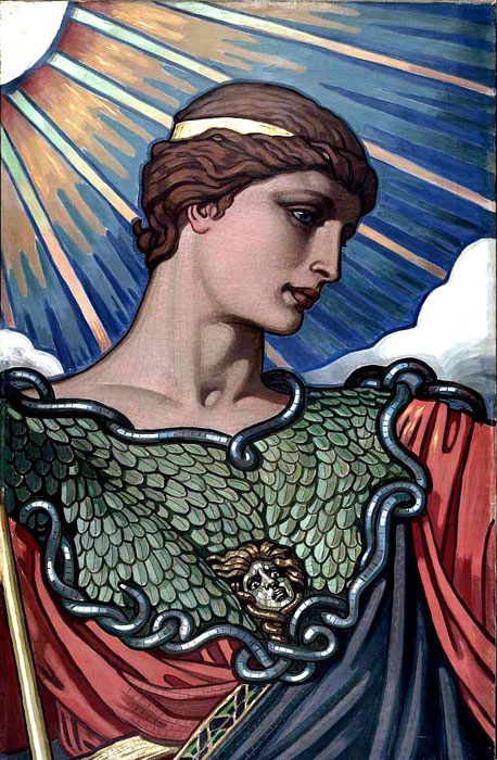 The goddess of wisdom in the Library of Congress, by Elihu Vedder