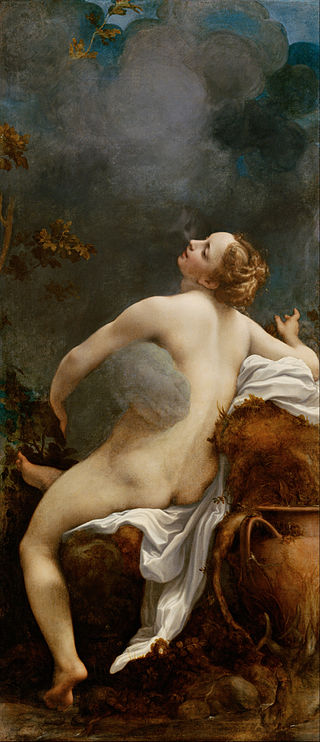 Jupiter and Io by Correggio. Painted when Neptune and the South Node were in Pisces (1531)