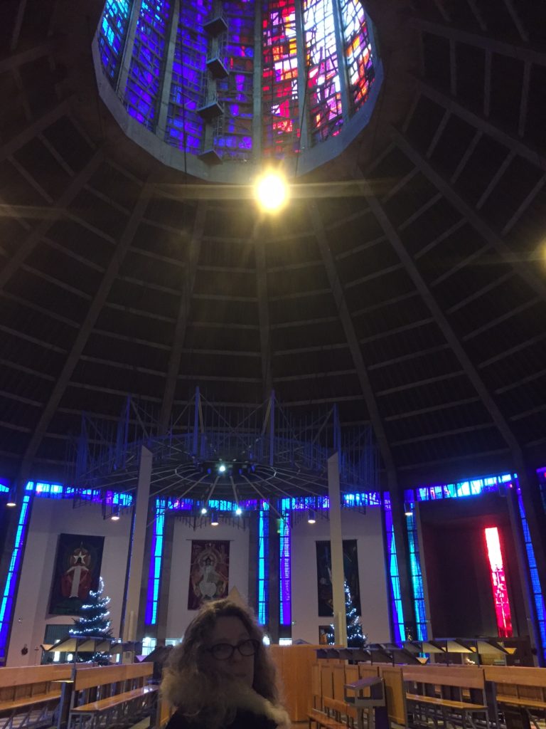 Me in Liverpool Metropolitan Cathedral