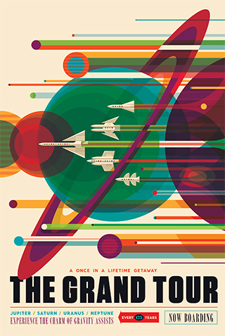 The Grand Tour from Visions of the Future at NASA. You can get a free poster here