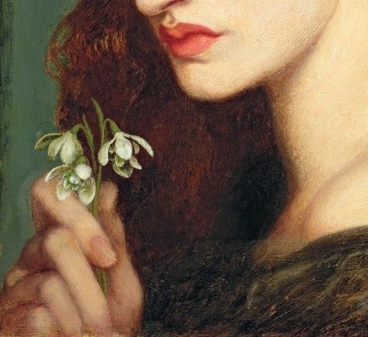 Detail of Blanzifiore by DG Rossetti