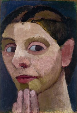 Self-portrait by Paula Modersohn-Becker, born 8 February 1876