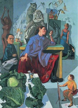 The Artist in Her Studio