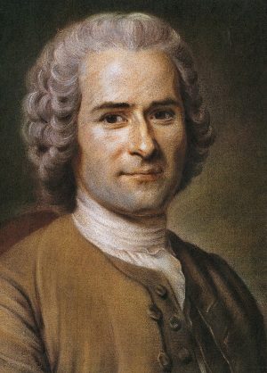 Jean Jacques Rousseau by Maurice Quentin de La Tour.
