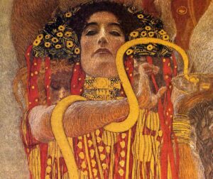 The Goddess of Health by Gustav Klimt