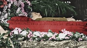 Stalin in his coffin